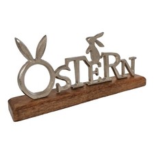 Schriftzug ostern aus holz - ostern, und