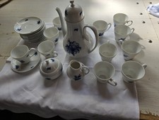 Kaffeeservice von Rosenthal Romanze in Blau Björn Wiinblad 12 Personen