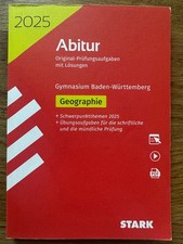 STARK Abitur BW 2025 Geographie Original Prüfungsaufg. & Lösungen  978384906118