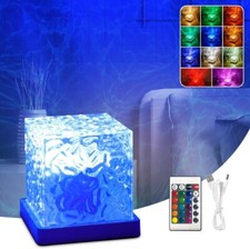 Wave Lamp LED Nachttischlampe Dimmbar Lampe mit 16 RGB Farben & Fernbedienung