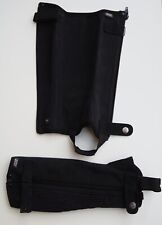 Minichaps Chapsletten Kinder Gr. S Chaps Reitletten Mini ELT schwarz Waldhause