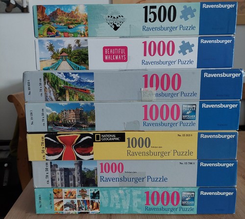 Konvolut puzzle 1000 1 - x, 1000-1