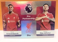 2025-26 Topps Premier League Liverpool FC Partnership Gravenberch Mac Allister