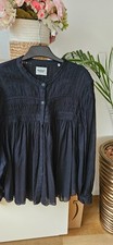 Isabel Marant Étoile, Bluse, Größe: 44, schwarz, Baumwolle, Einfarbig, NEU
