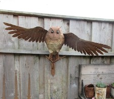 GROSSE WANDDEKO FLIEGENDE EULE