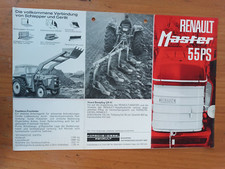 Prospekt Porsche Renault Master 55ps Traktor Schlepper Zeitschrift  7