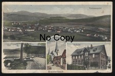 #978 AK Breidenbach Kr. Marburg-Biedenkopf Ansicht Schule Kirche gel.19?4