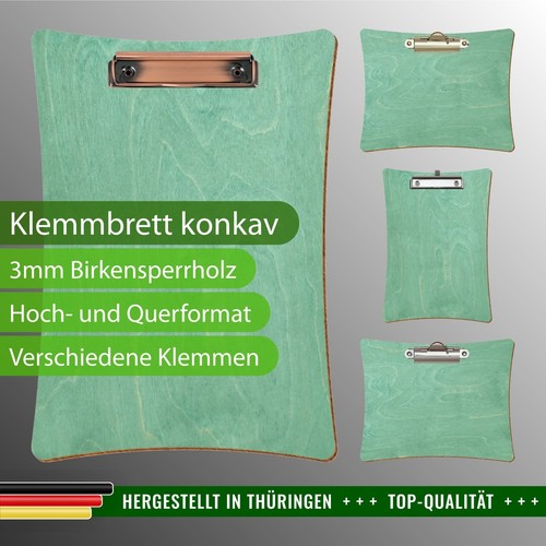Bütic holz klemmbrett konkav - holz,