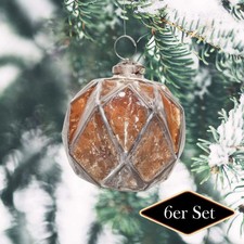 Weihnachtskugel facettiert