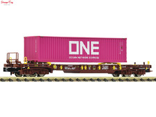 Fleischmann AAE T3 Taschenwagen mit einer Containerladung VI Maßstab 1:160, Spur N