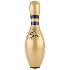 SE Bowling Pin Gold neu und ungespielt original Kegel ideal als Pokal Trophäe