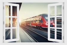 Wandtattoo Zug im Bahnhof