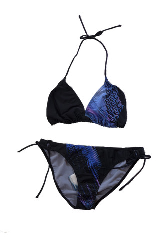 Damen bikini gelb - gelb, lila