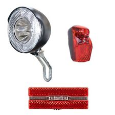 LED Beleuchtung Set batteriebetrieben Fahrradlicht 30 Lux Vorderlicht Rücklicht