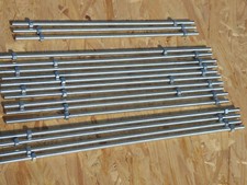 Gewindestange DIN 976 Abschnitte 17 Stück unterschiedlich Stahl verzinkt  8.8