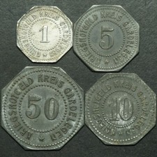 NOTGELD: 1, 5, 10 & 50
