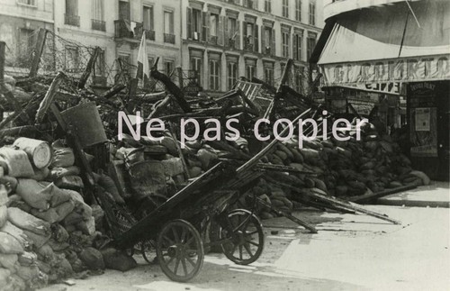 Befreiung paris barrikade - befreiung,