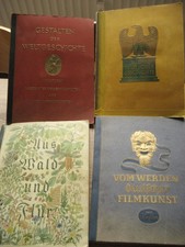 Zigarettenbilder Alben vor