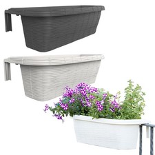 Geländerkasten 60 Rattan