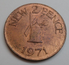 Guernsey 2 New Pence, 1971 ##