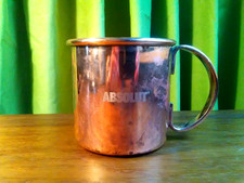 Absolut Reise- Edelstahl Tasse Kaffe- Becher verkupfert Kupfer Moscow Mule