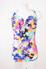 SEAFOLLY Badeanzug Oberteil Top Gr. 10 DE 36 NEU DD CUP Mehrfarbig