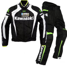Motorrad Rennanzug Kawasaki Herren Schutzjacke Rennanzug NEW 2024 DE