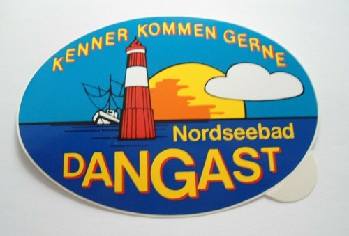 Souvenir aufkleber dangast - souvenir-aufkleber,