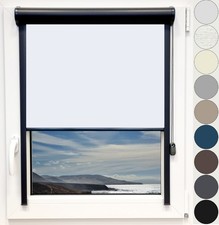 Rollo mit Kassette Thermo Kassettenrollo Verdunkelung Fenster Tür Sonnenschutz