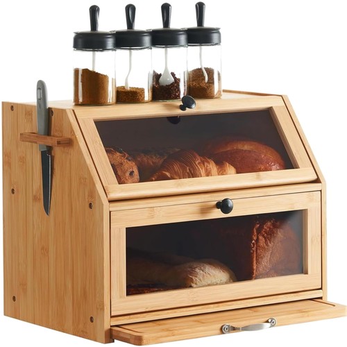 Brotkasten bambus brotkorb mit - brotkasten,