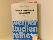 Das Assessorexamen im