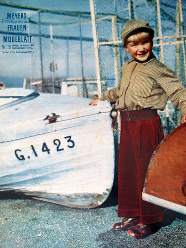 Altes modeheft von 1953 meyers - altes,