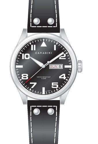 Cavadini fliegeruhr xxxl 50mm - xxxl,