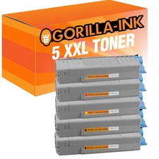 5x Toner-Patrone XXL für Oki C610 C610CDN C610DN C610DTN C610N
