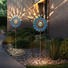 Solarleuchte Windrad