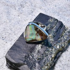 Boulder Opal Ring, 925er