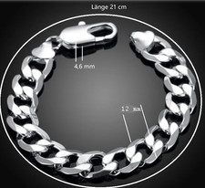 Panzer-Armband 925 Silber