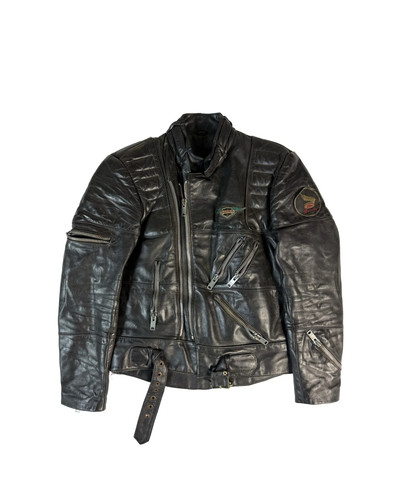 Leder bomberjacke honda racing - bomberjacke,
