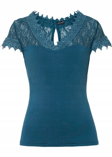 Shirt mit spitze - spitze, 32/34