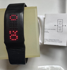 LED Matrix Watch  Herren  mit
