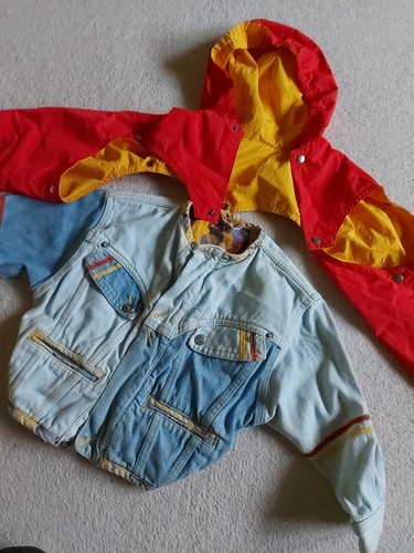 Jeansjacke mit regenschutz - mit, +