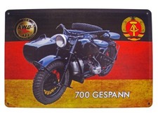 Blechschild Simson 700 Gespann