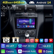 DAB+ 8-Core Android 14 AutoRadio Kam GPS Navigation für Mercedes Benz W203 04-07