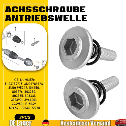 Achsschraube antriebswelle - achsschraube,