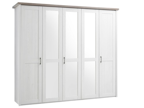 Kleiderschrank lebbie pinie - kleiderschrank,