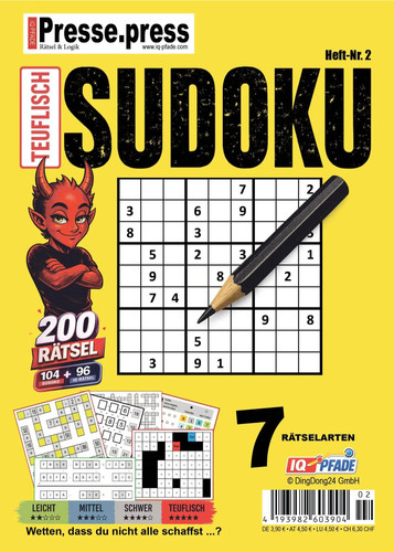 Pfade sudoku rätselheft 2 - sudoku,