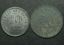 NOTGELD: 10 & 50 Pfennig 1919