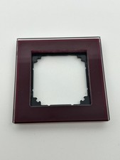 Merten System M M-PLAN 489106 1-fach Glas Rahmen Rubinrot Dunkelrot n