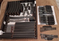 LIMA HO Gleismaterial  rd.160 Teile, Schienen / Weichen / Prellböcke