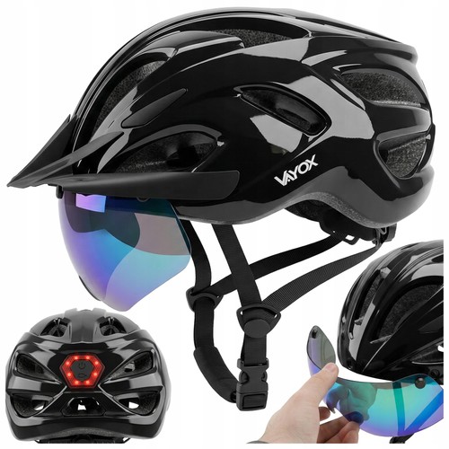 Fahrradhelm mit bunt visier - fahrradhelm,